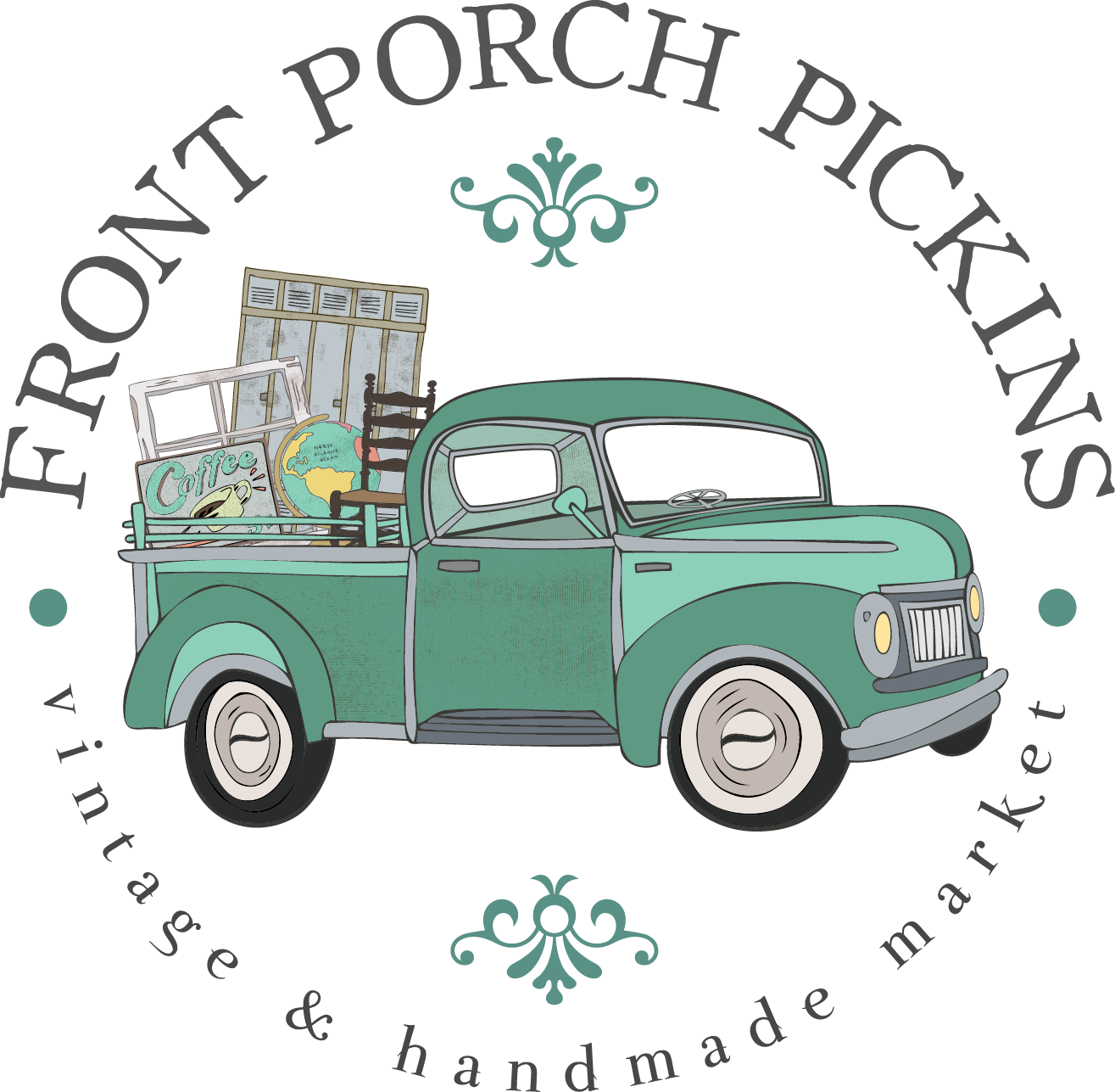 front porch pickins logo